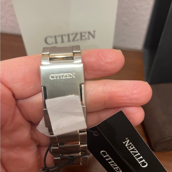 New Citizen Men's Eco-Drive PCAT Blue Dial Two-Tone Watch | 43mm | CB5916-59L - Picture 8 of 10